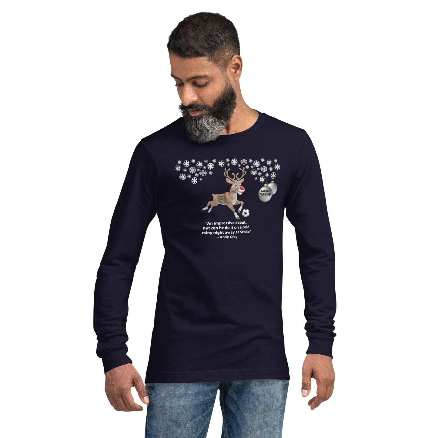 Rudolph Away at Stoke Longsleeve - Game Yarns