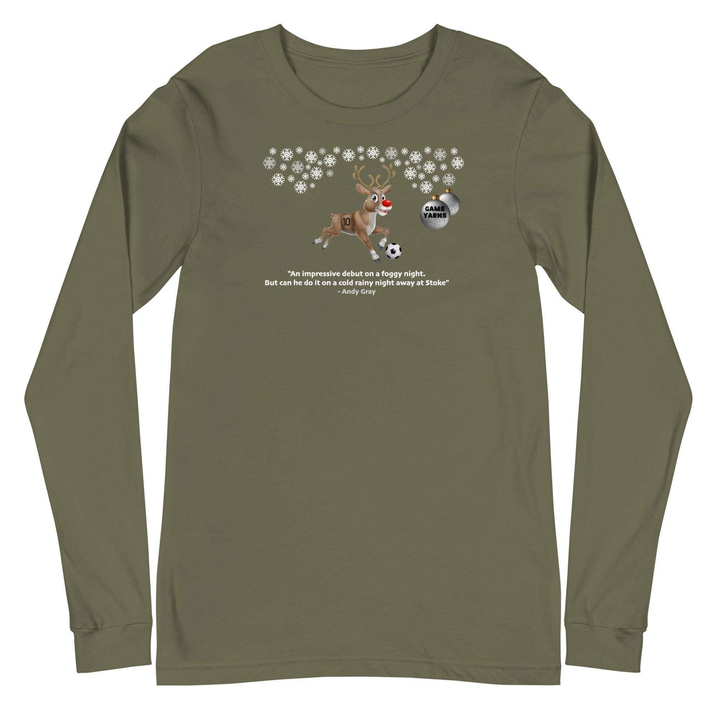 Rudolph Away at Stoke Longsleeve - Game Yarns