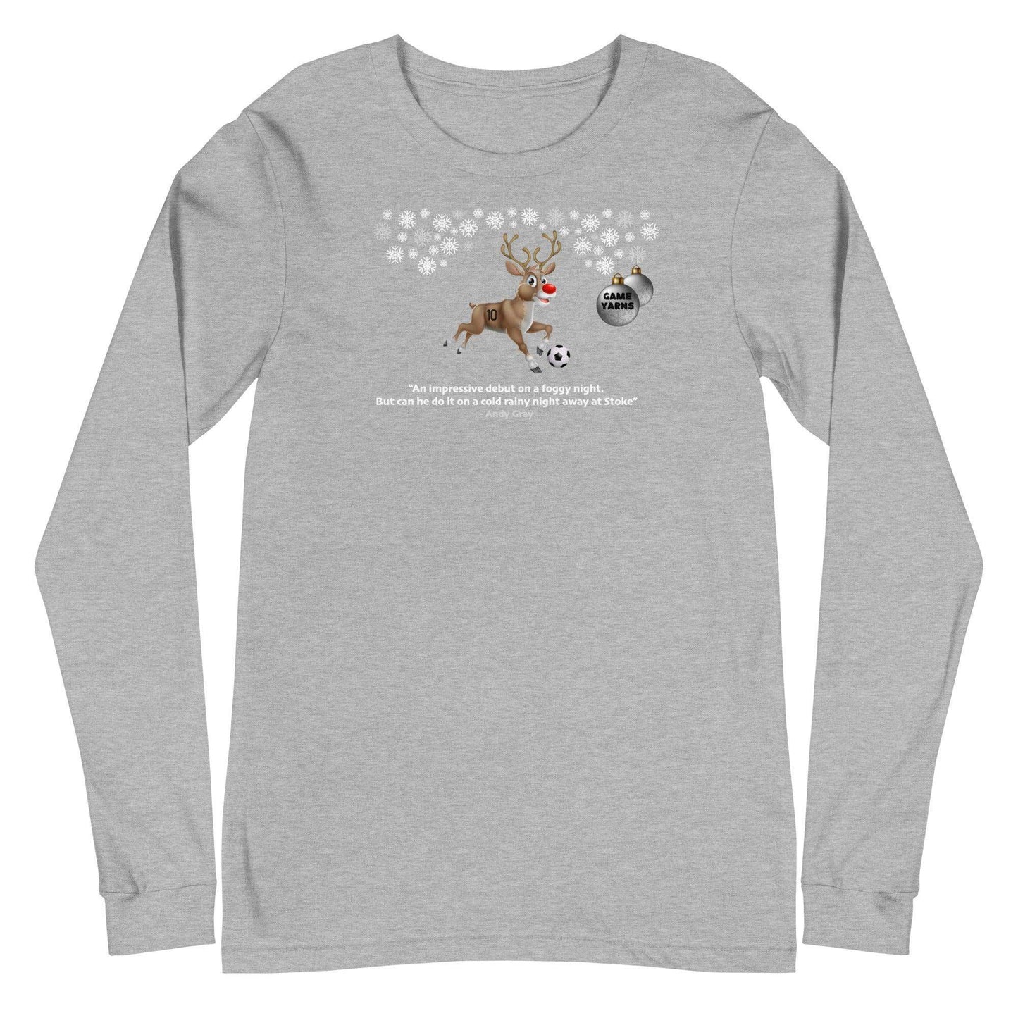 Rudolph Away at Stoke Longsleeve - Game Yarns