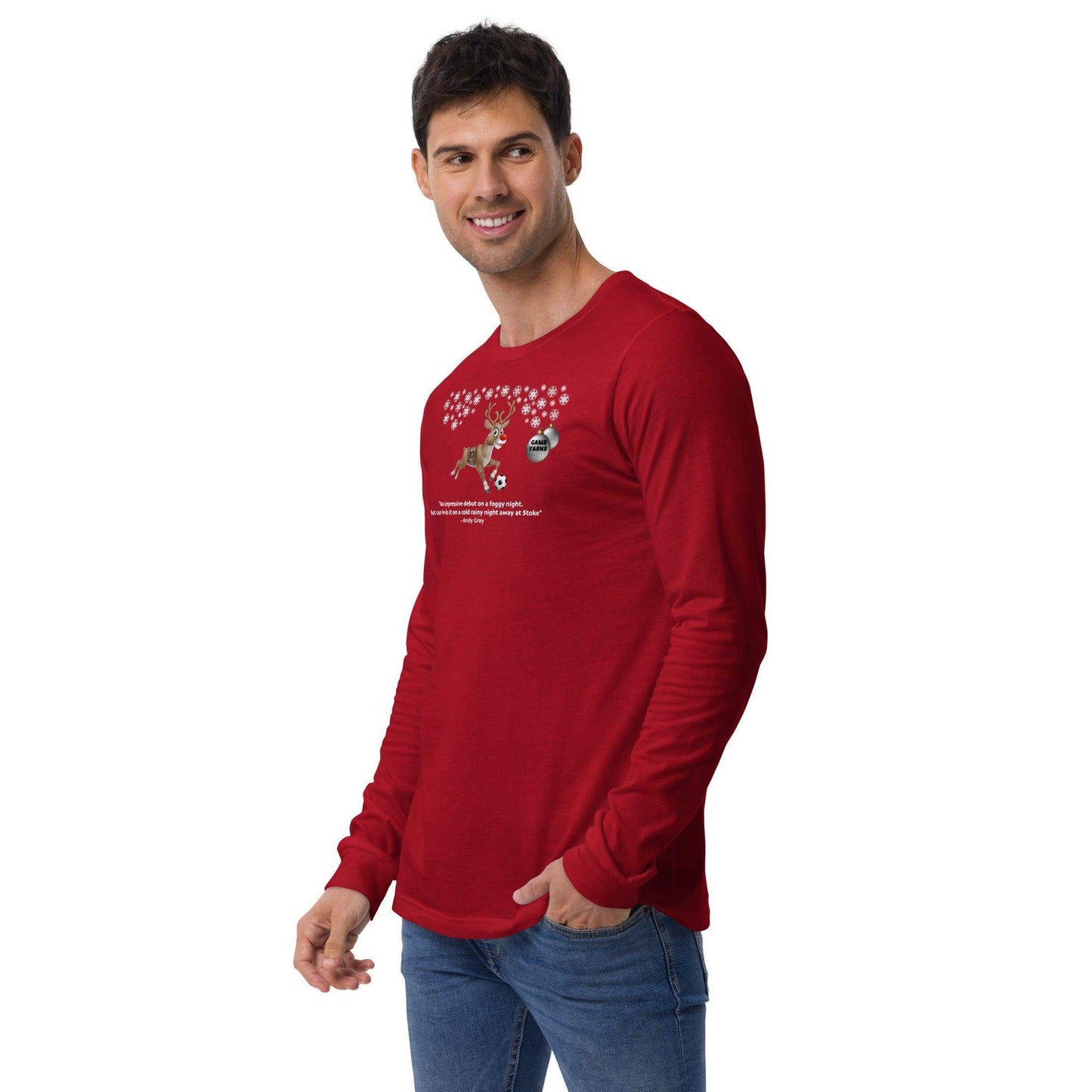 Rudolph Away at Stoke Longsleeve - Game Yarns
