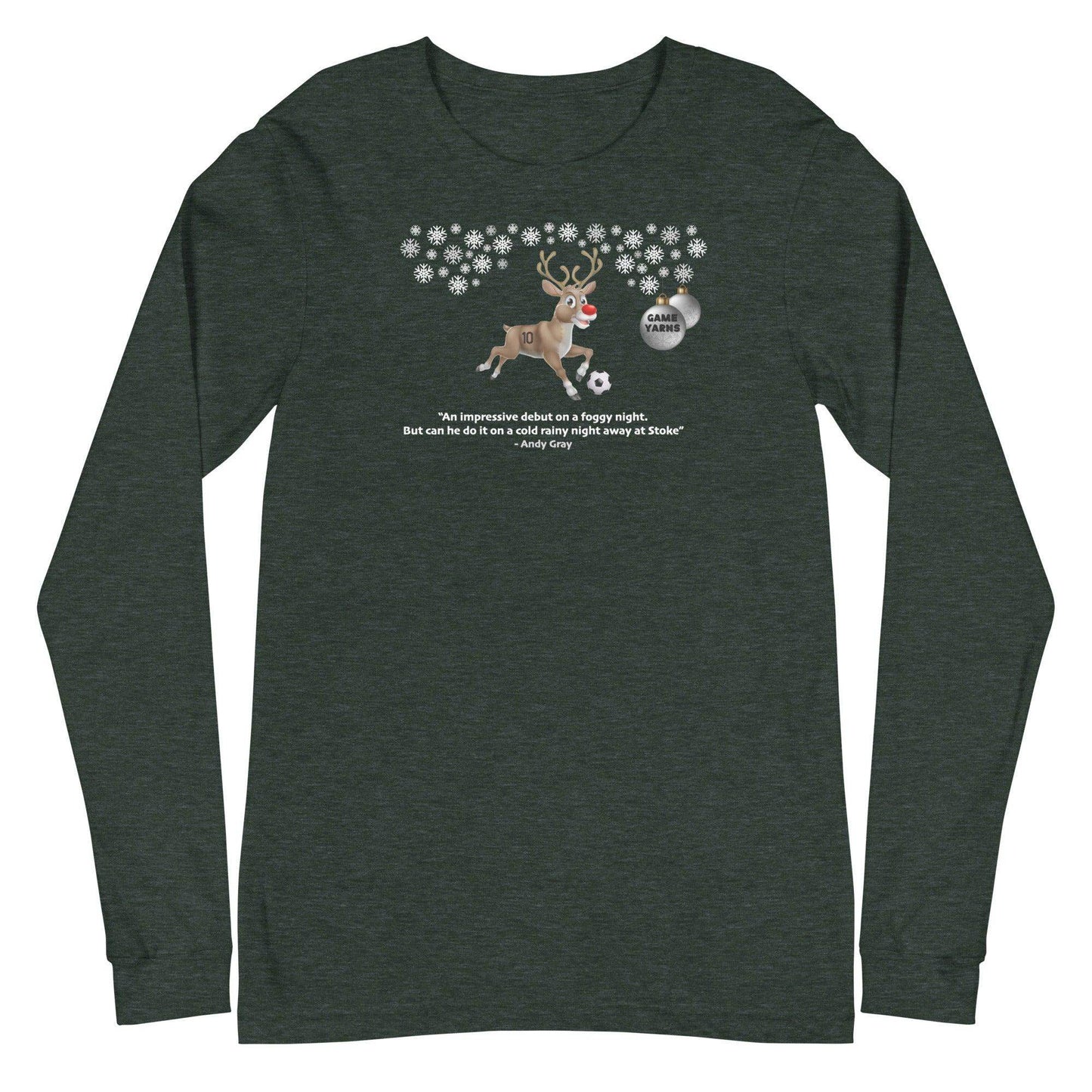 Rudolph Away at Stoke Longsleeve - Game Yarns