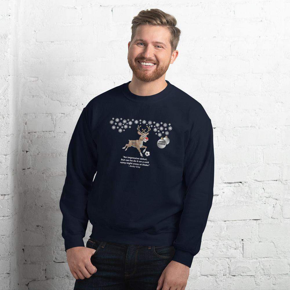 Rudolph Away at Stoke Sweatshirt - Game Yarns