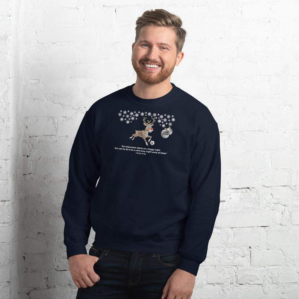 Rudolph Away at Stoke Sweatshirt - Game Yarns