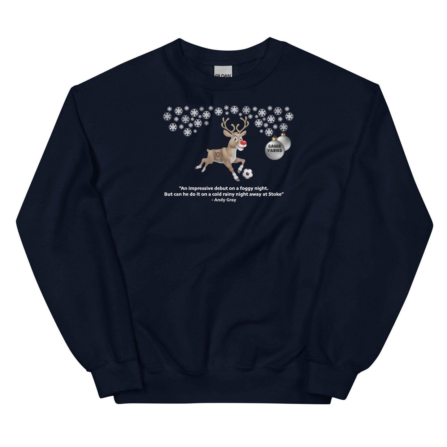 Rudolph Away at Stoke Sweatshirt - Game Yarns