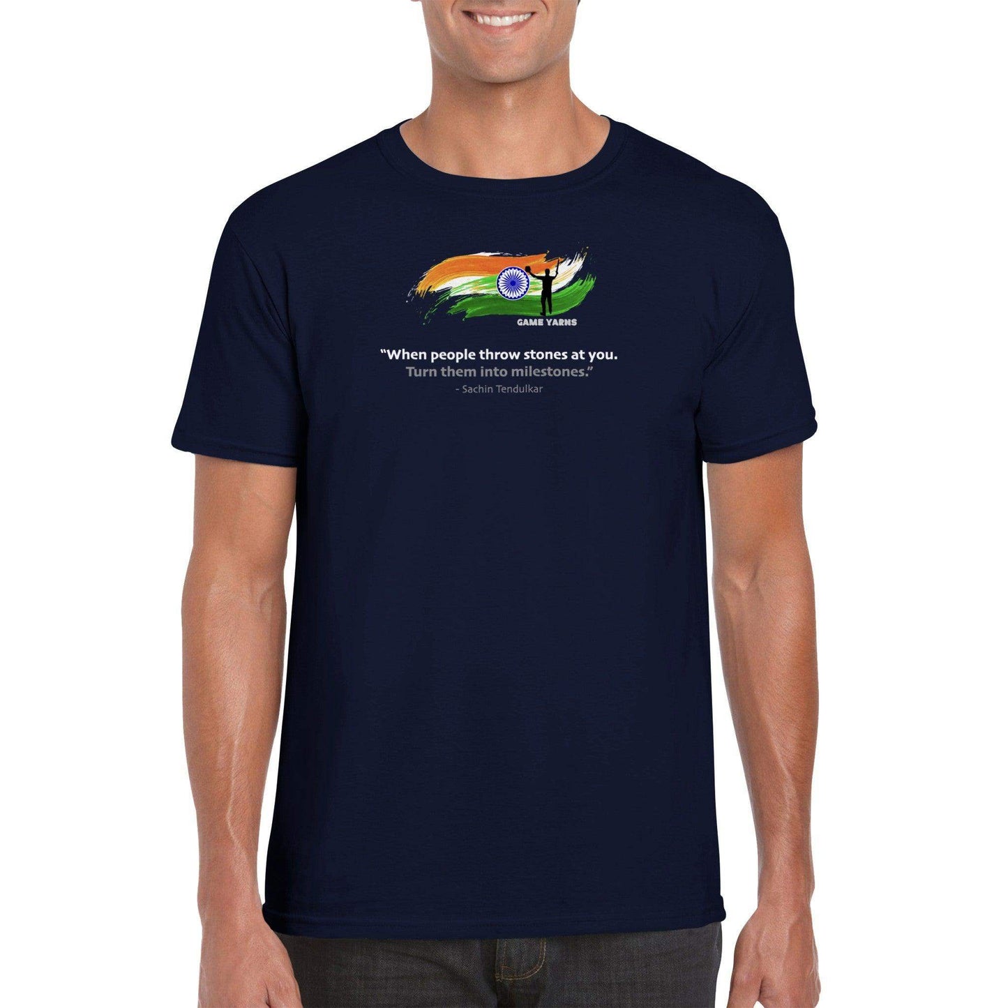 Sachin Tendulkar Cricket Motivation T-shirt by Game Yarns