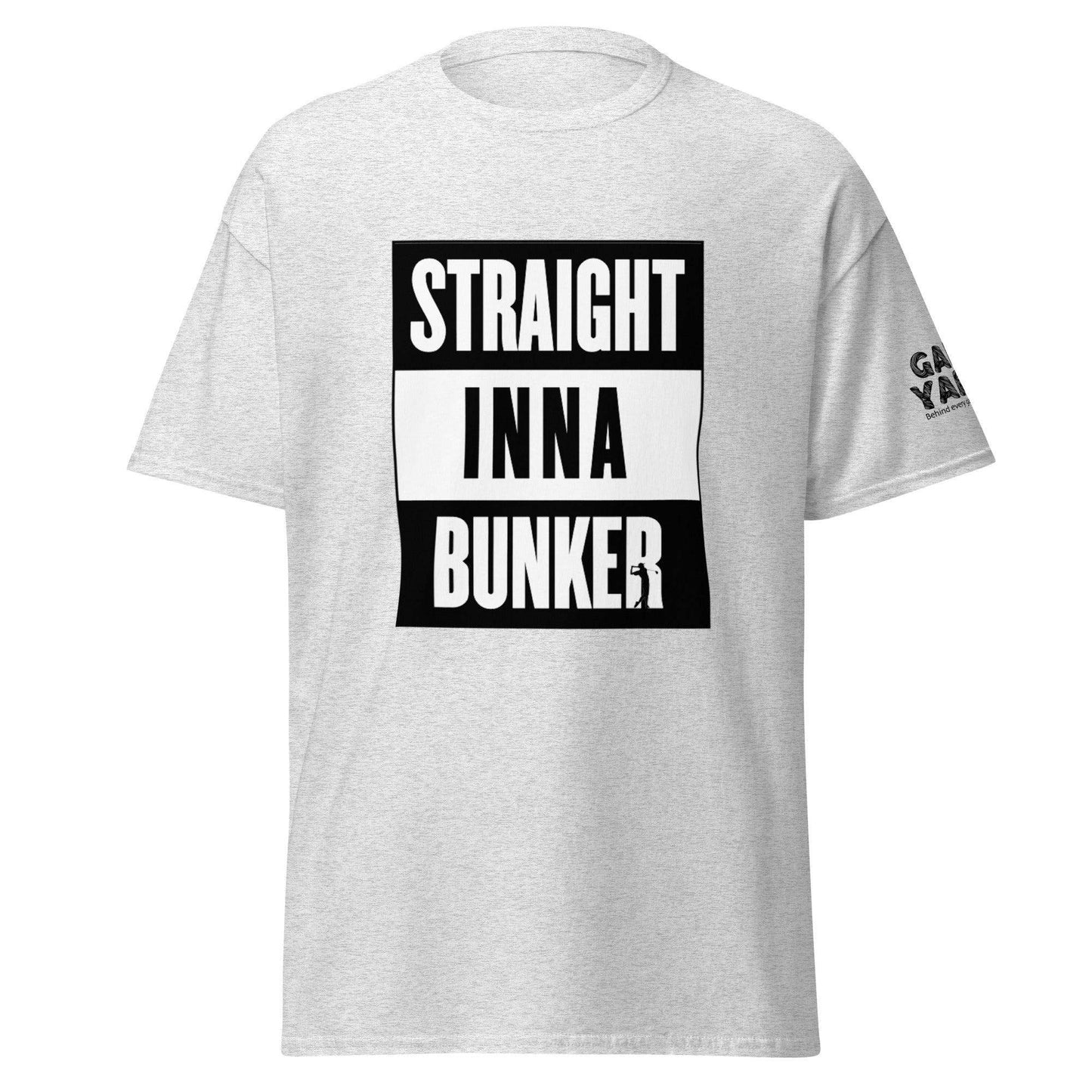 Straight inna Bunker golf t-shirt by Game Yarns