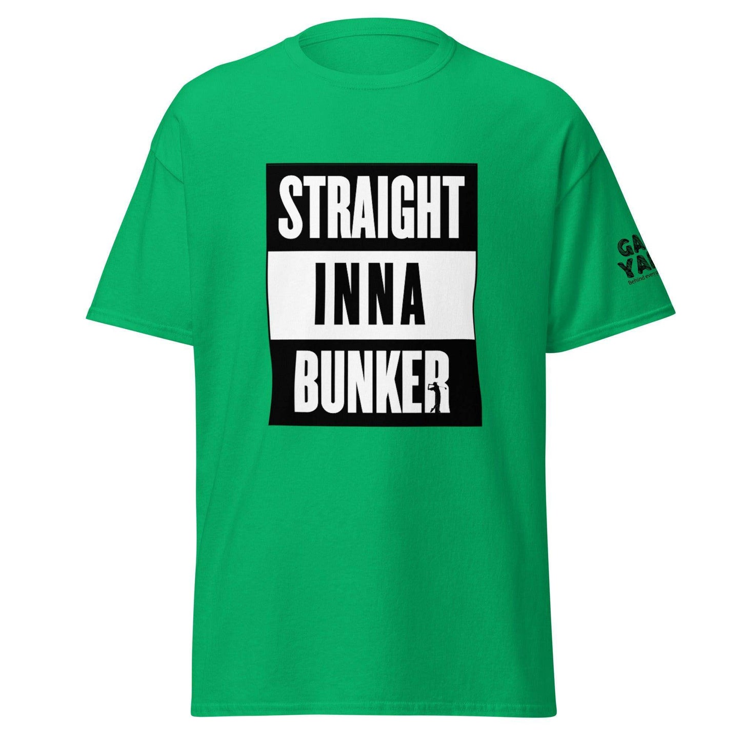 Straight inna Bunker golf t-shirt by Game Yarns