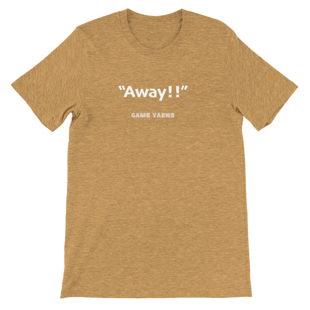 Game Yarns Sunday League Football Soccer t-shirt Away