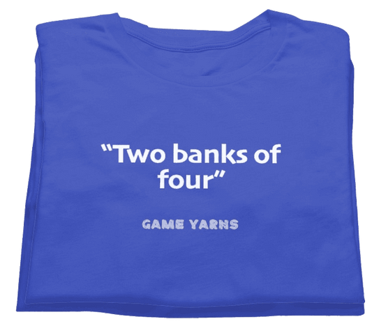 Sunday League Series Banks of 4 T-shirt Game Yarns
