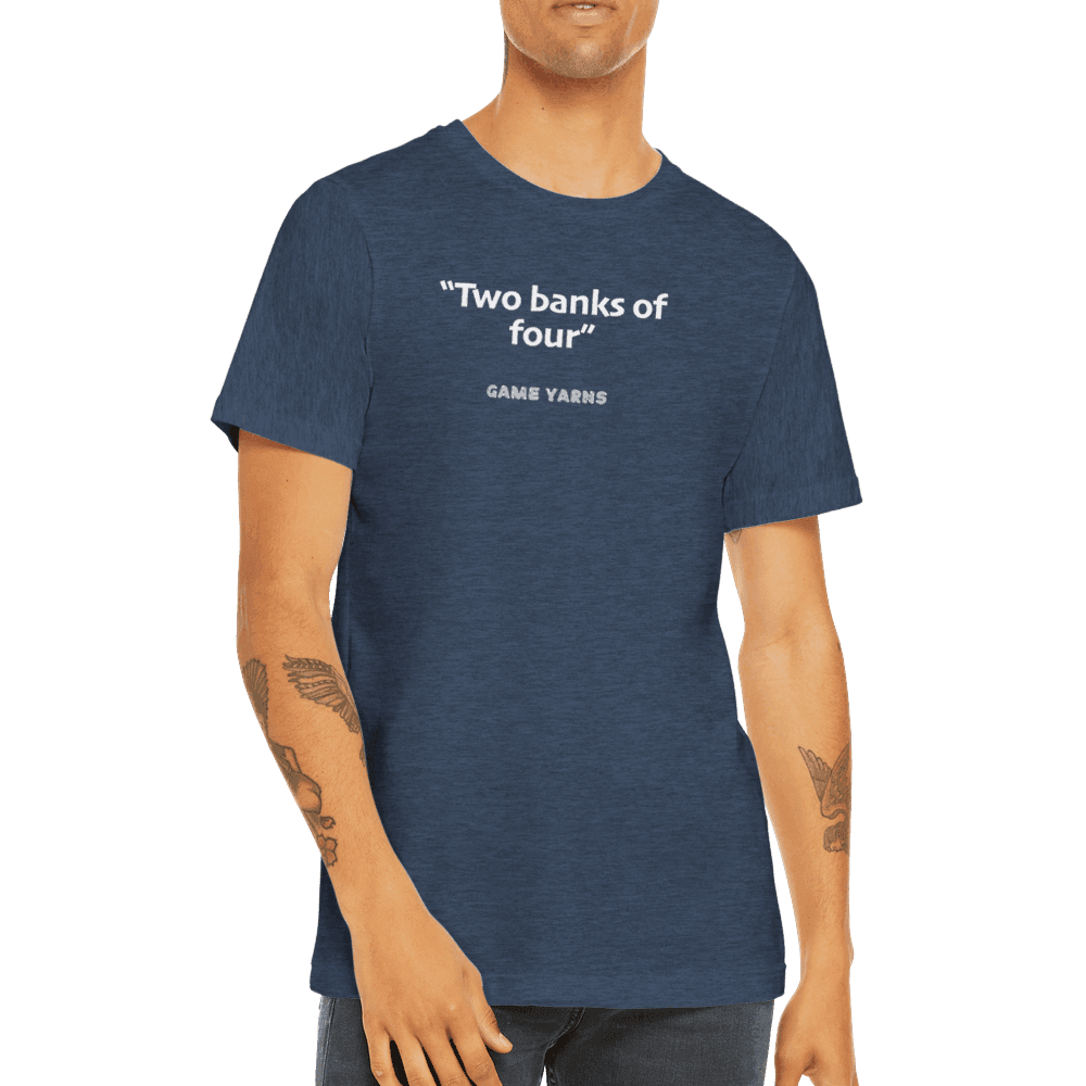 Sunday League Series Banks of 4 T-shirt - Game Yarns