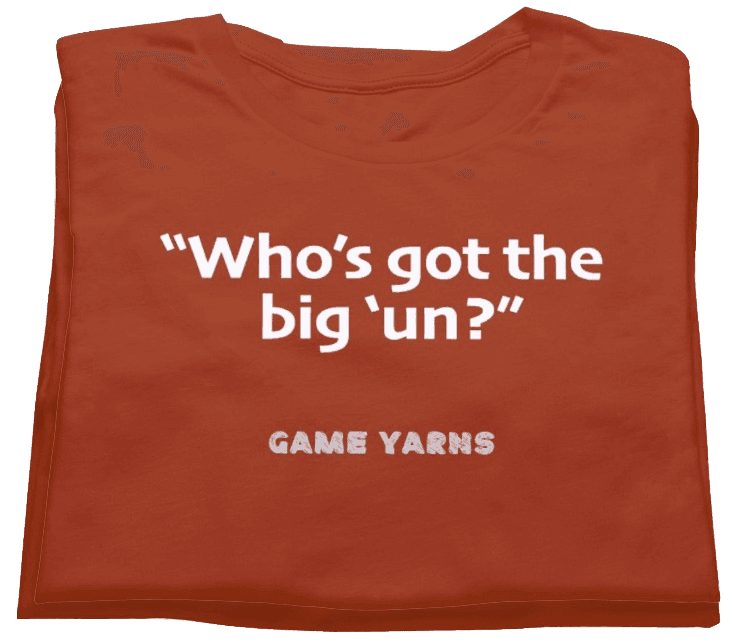 Sunday League Series Big Un Game Yarns T-shirt