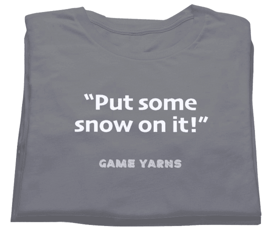 Sunday League Series Snow T-shirt Game Yarns