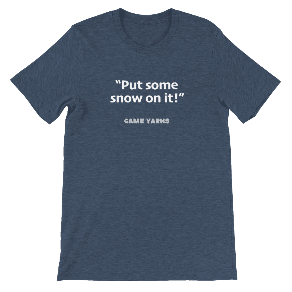Sunday League Series Snow T-shirt - Game Yarns