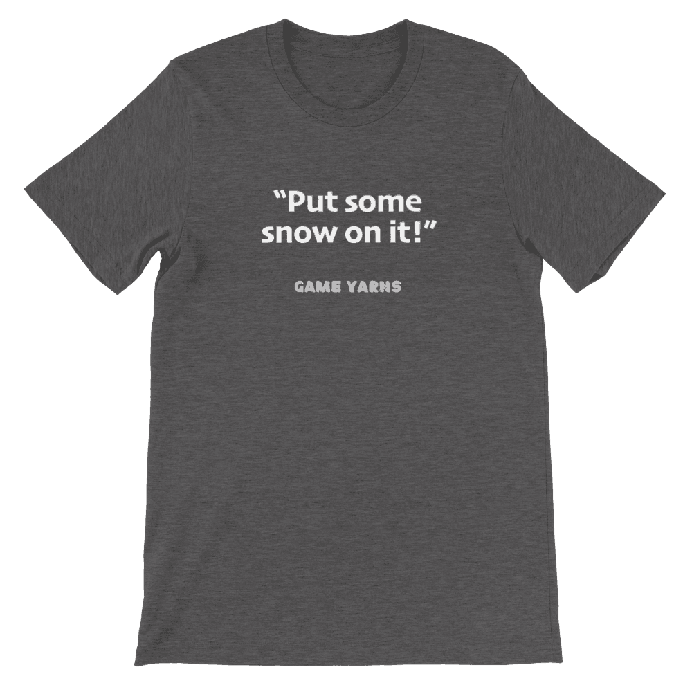 Sunday League Series Snow T-shirt - Game Yarns