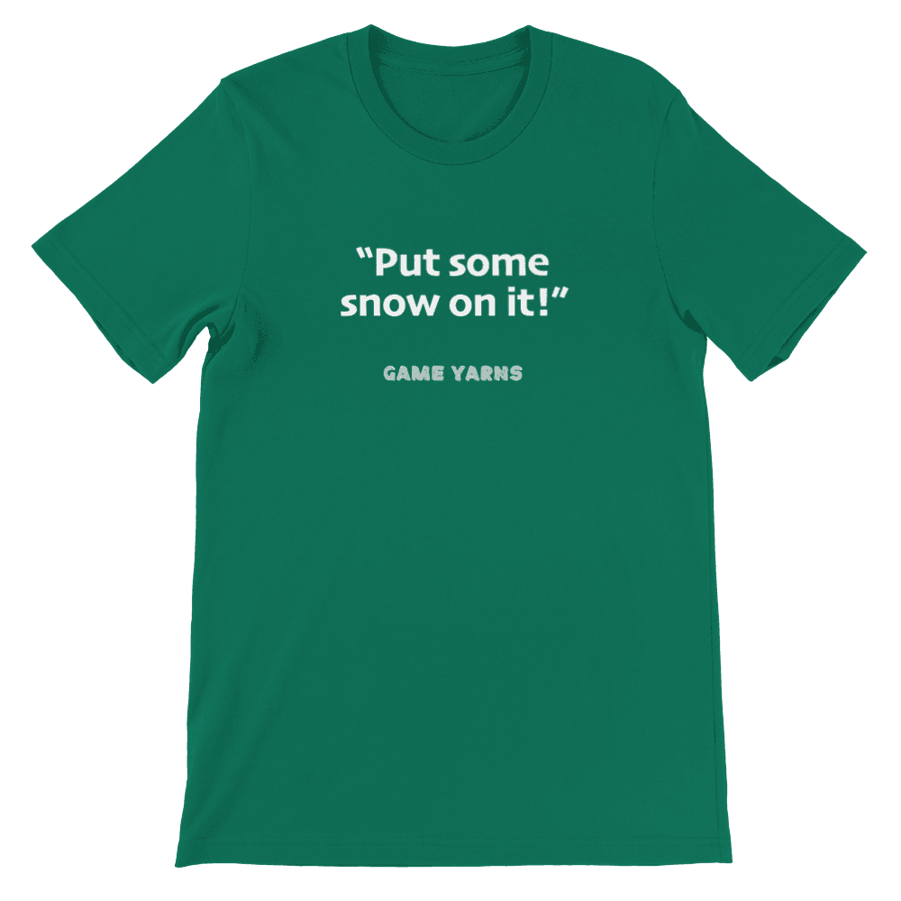 Sunday League Series Snow T-shirt - Game Yarns