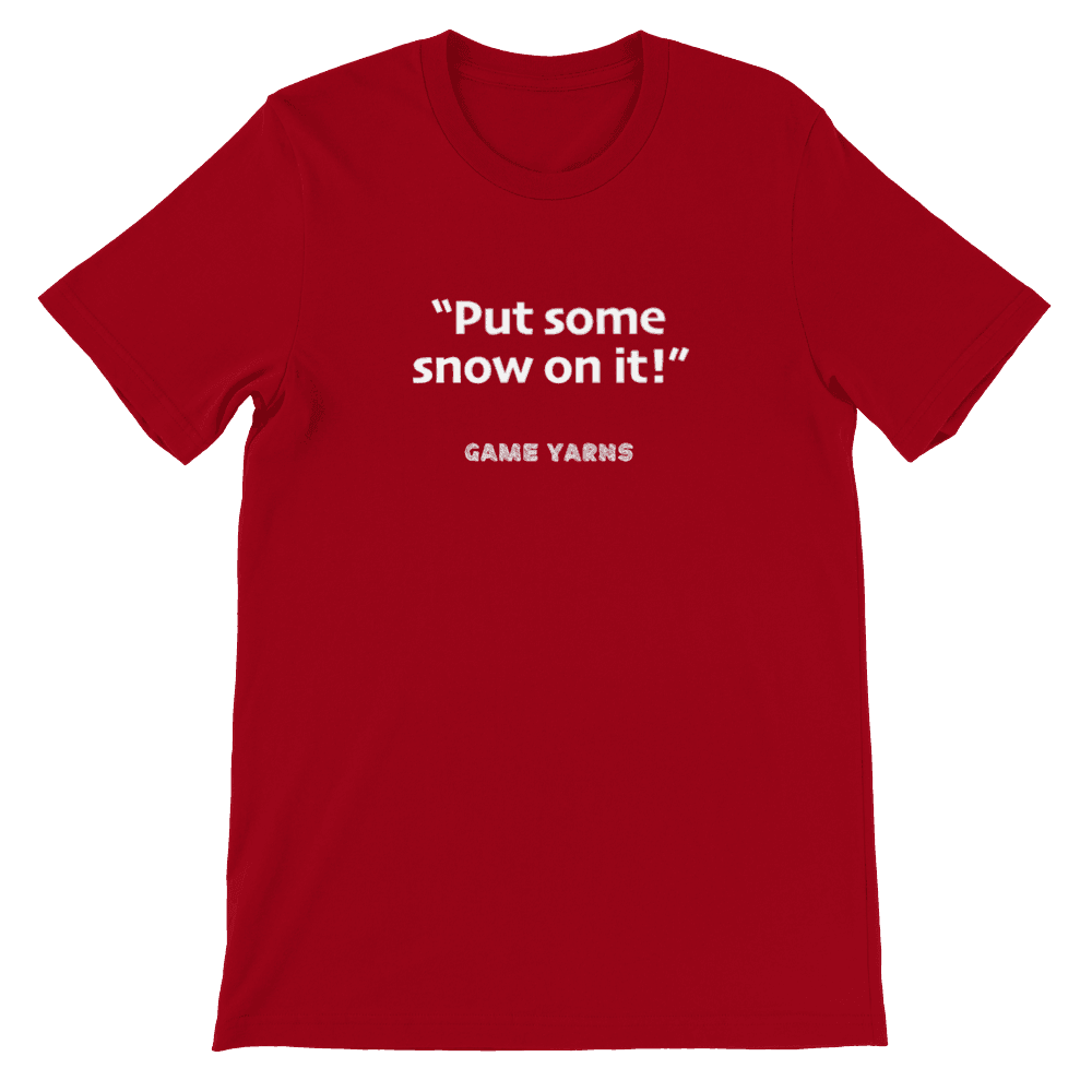 Sunday League Series Snow T-shirt - Game Yarns