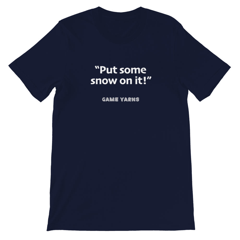 Sunday League Series Snow T-shirt - Game Yarns