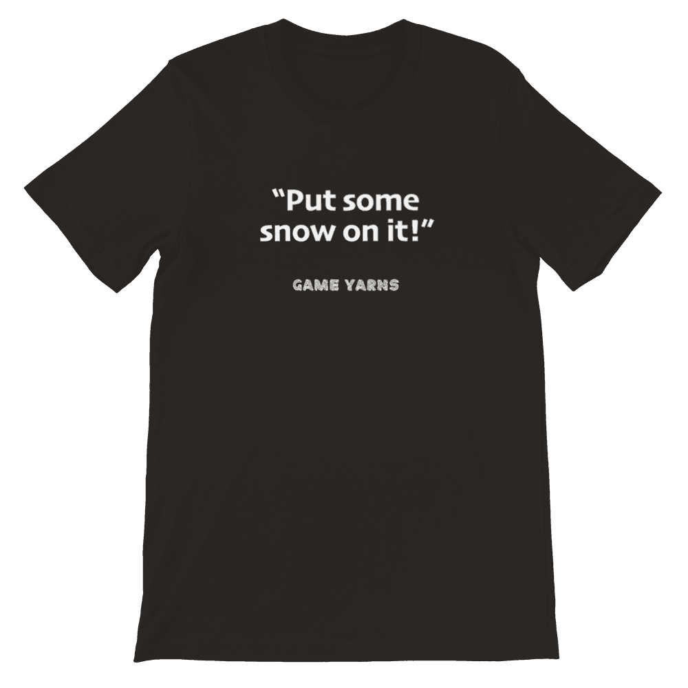 Sunday League Series Snow T-shirt - Game Yarns