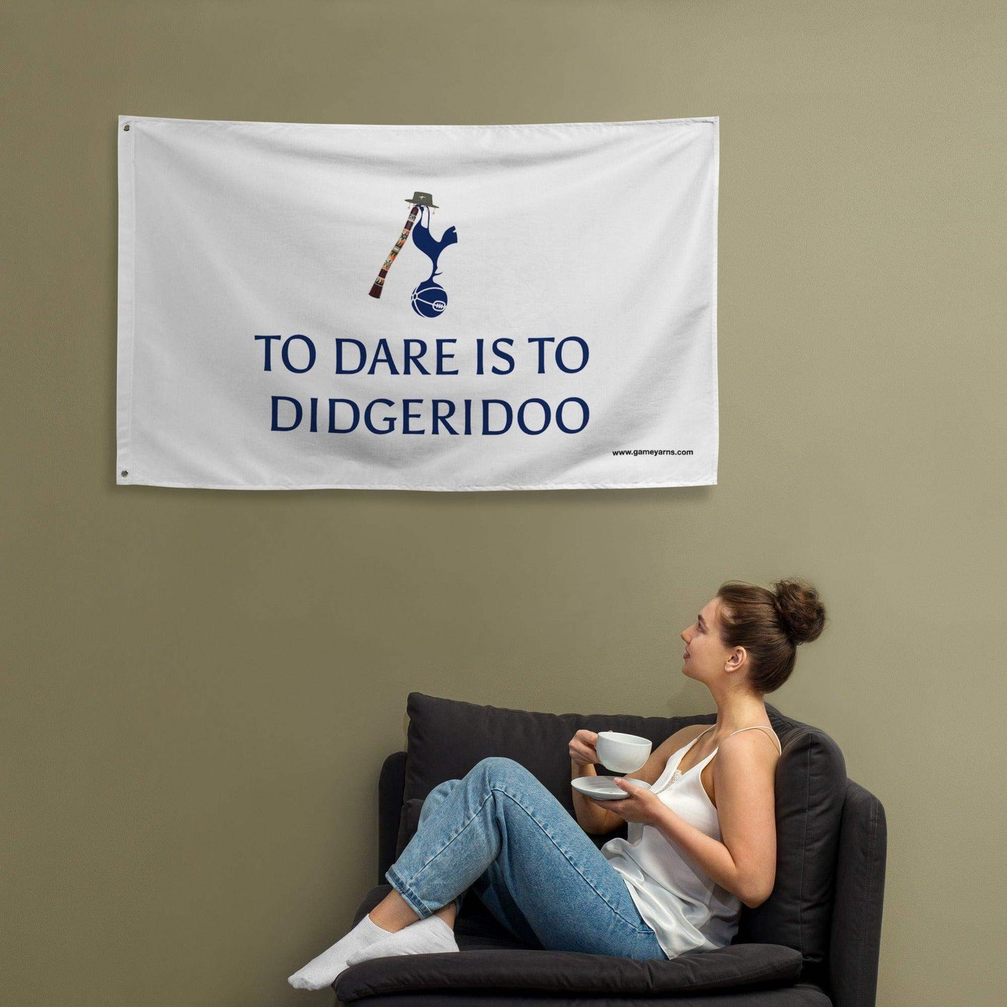 To Dare is To Didgeridoo Flag - Game Yarns