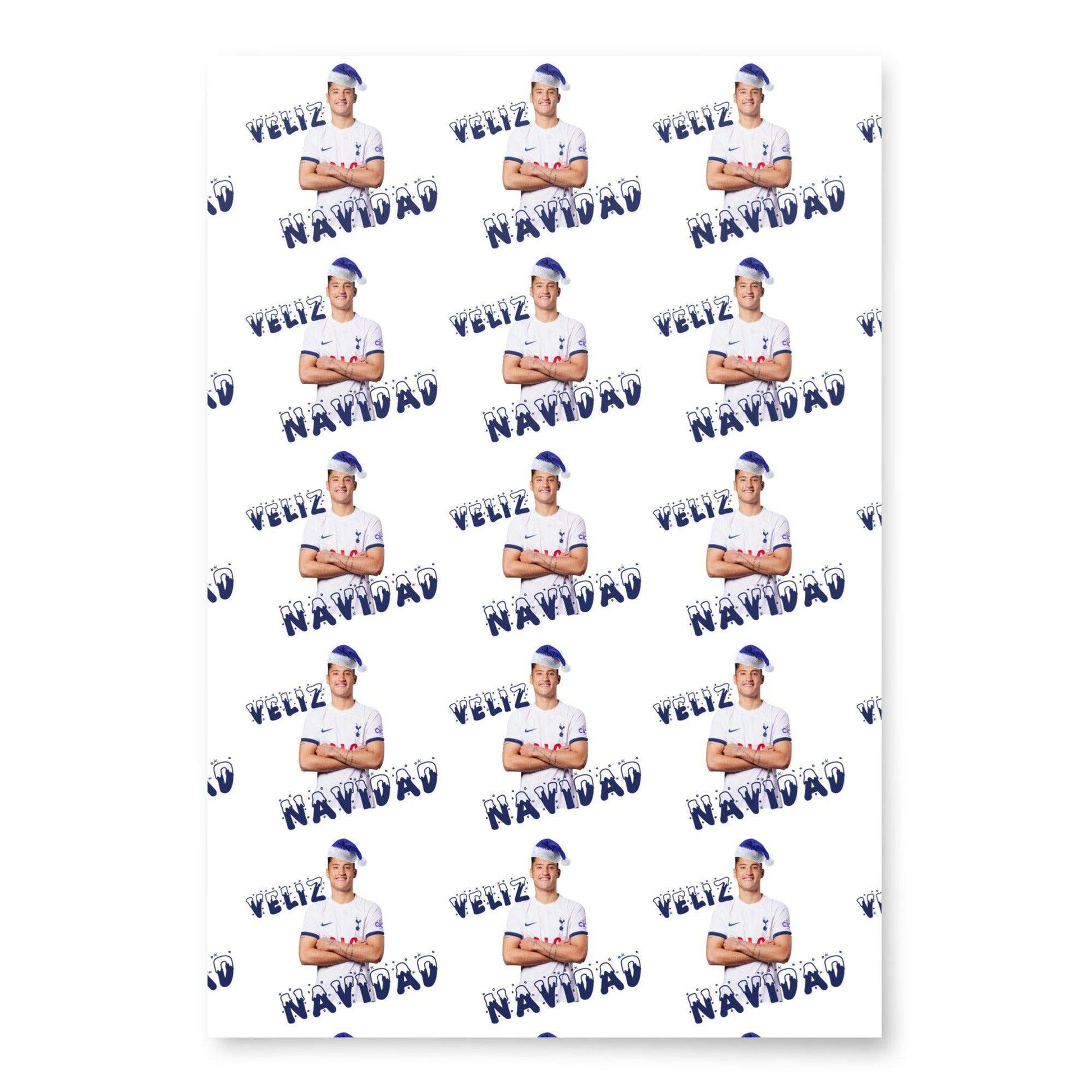 Veliz Navidad Wrapping paper - Game Yarns