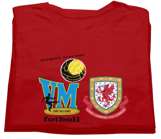 Wales 1958 World Cup Sweden t-shirt by Game Yarns