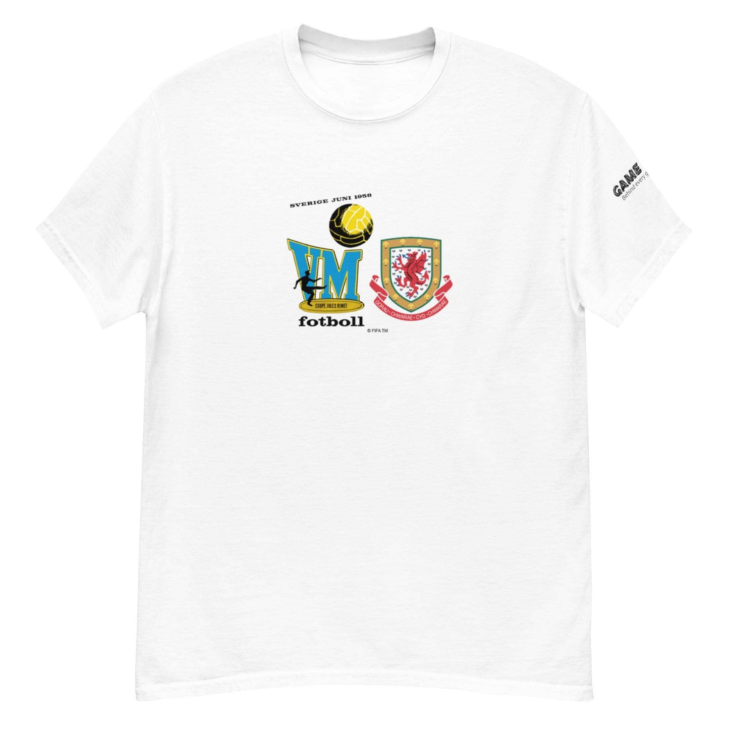 Wales 1958 World Cup Sweden t-shirt by Game Yarns