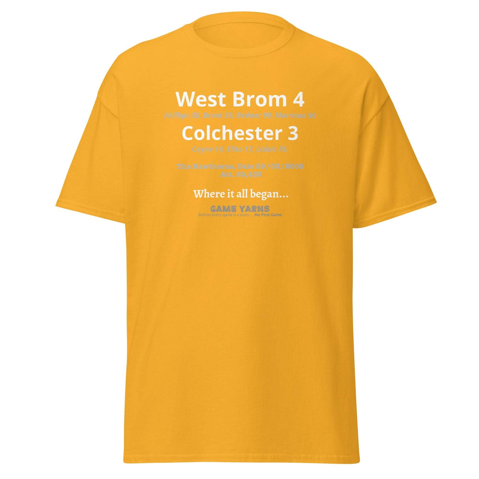 West Brom 4 Colchester 3 My First Game - Game Yarns