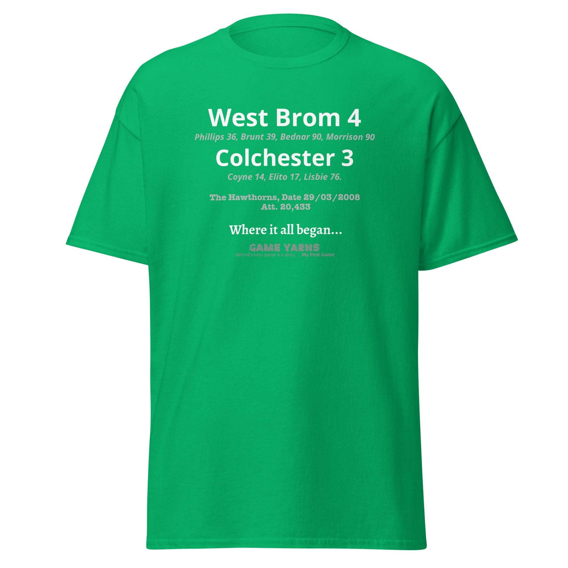 West Brom 4 Colchester 3 My First Game - Game Yarns
