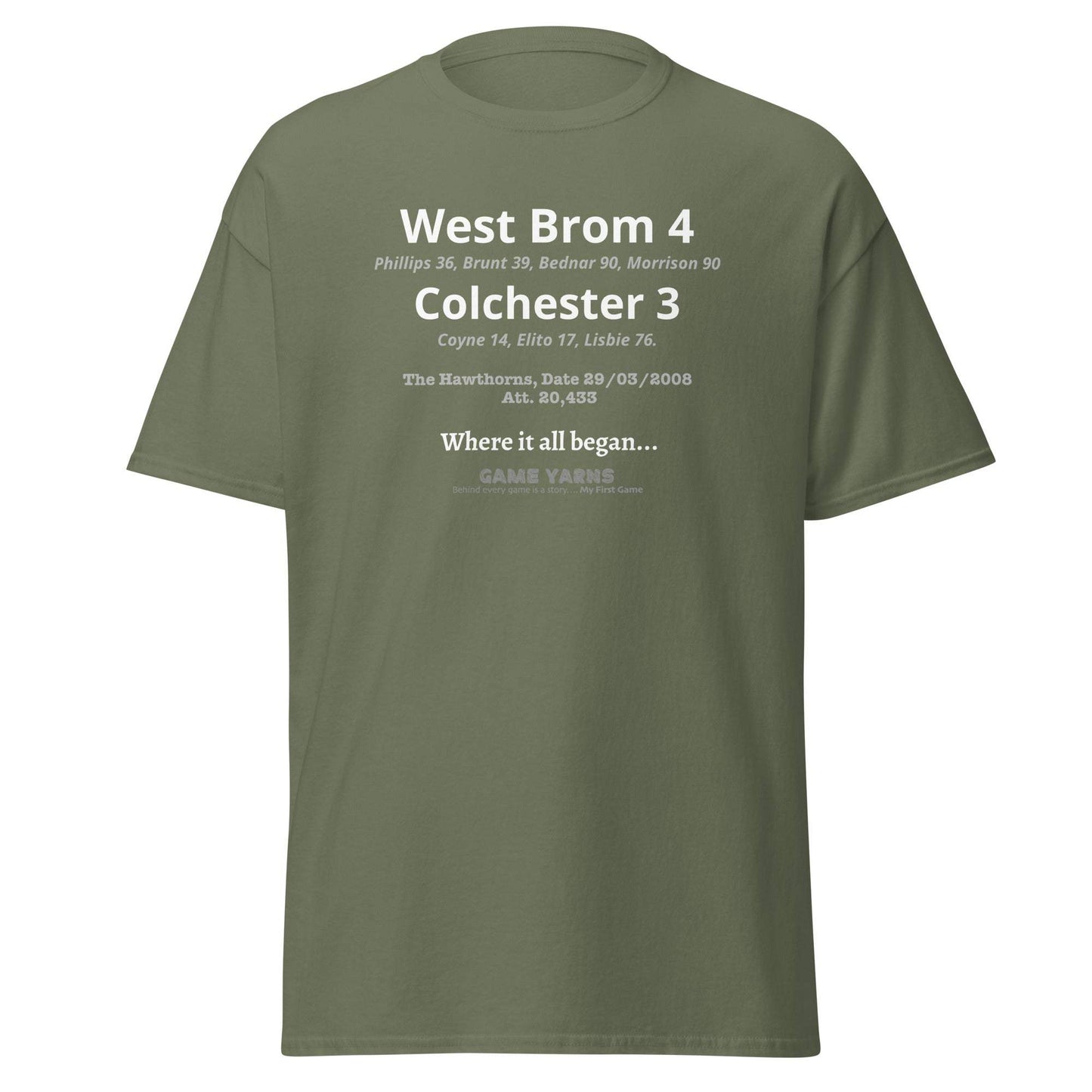 West Brom 4 Colchester 3 My First Game - Game Yarns