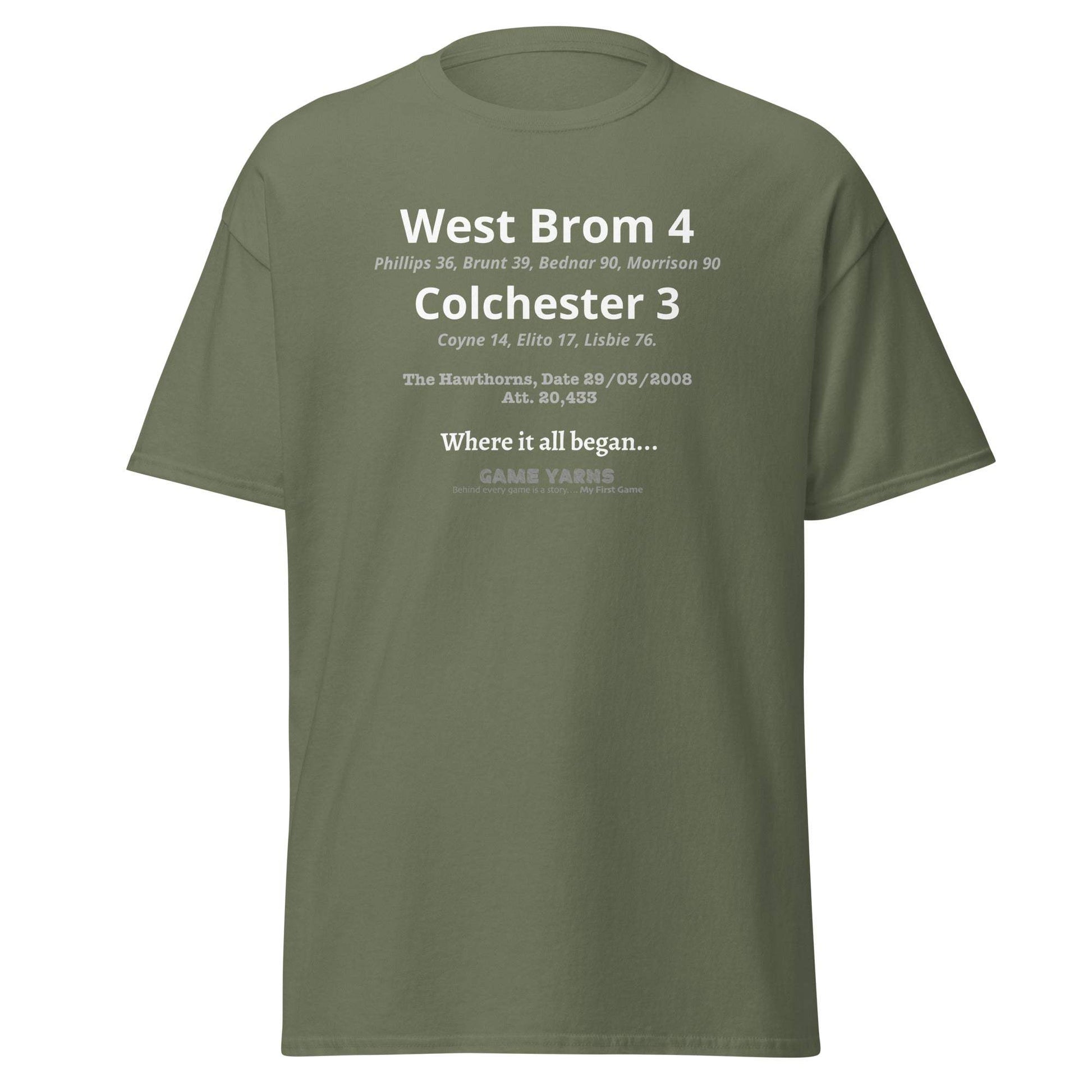 West Brom 4 Colchester 3 My First Game - Game Yarns