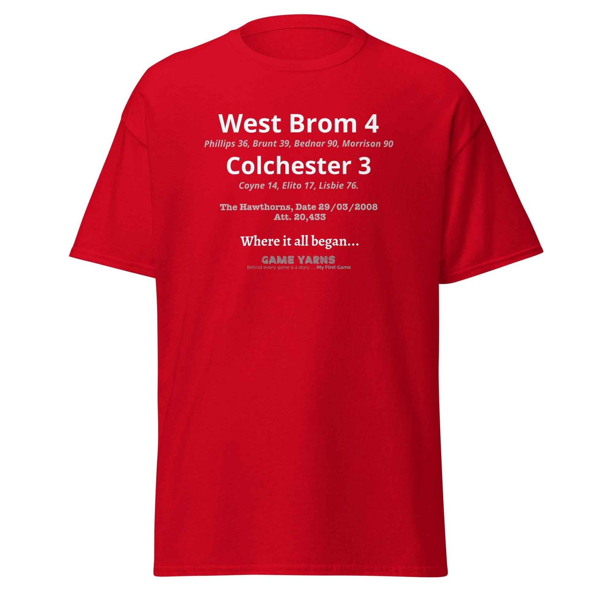 West Brom 4 Colchester 3 My First Game - Game Yarns