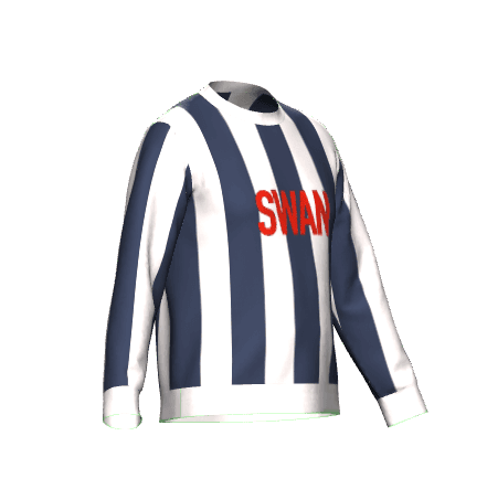West Brom Retro Knitted Jumper - Game Yarns