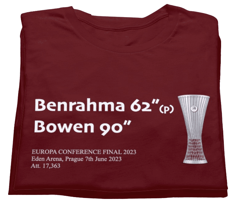 West Ham Europa Conference 2023 Scorers - Game Yarns