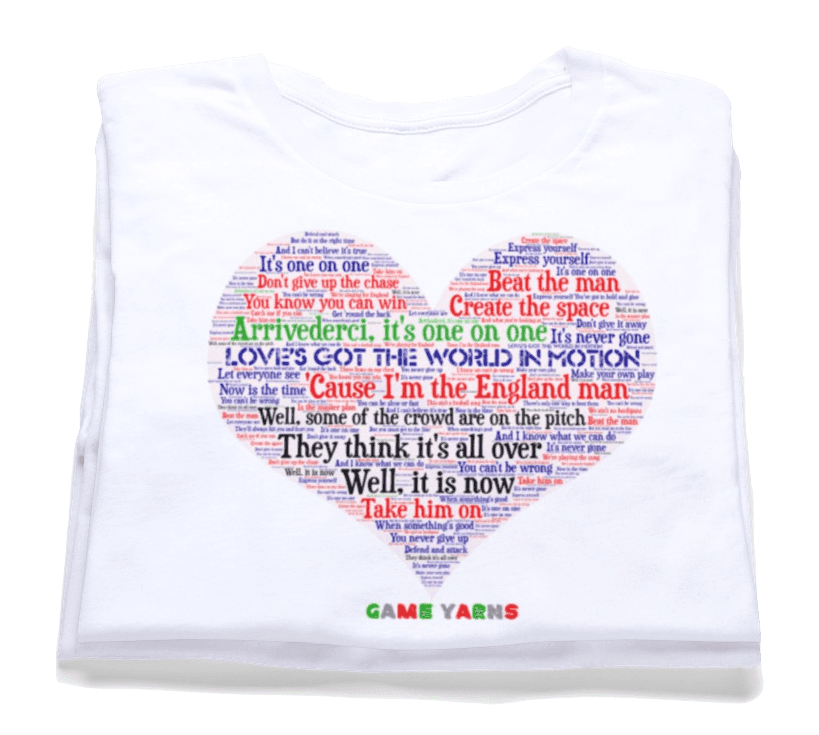 World In Motion Game Yarns Love T-shirt - Game Yarns