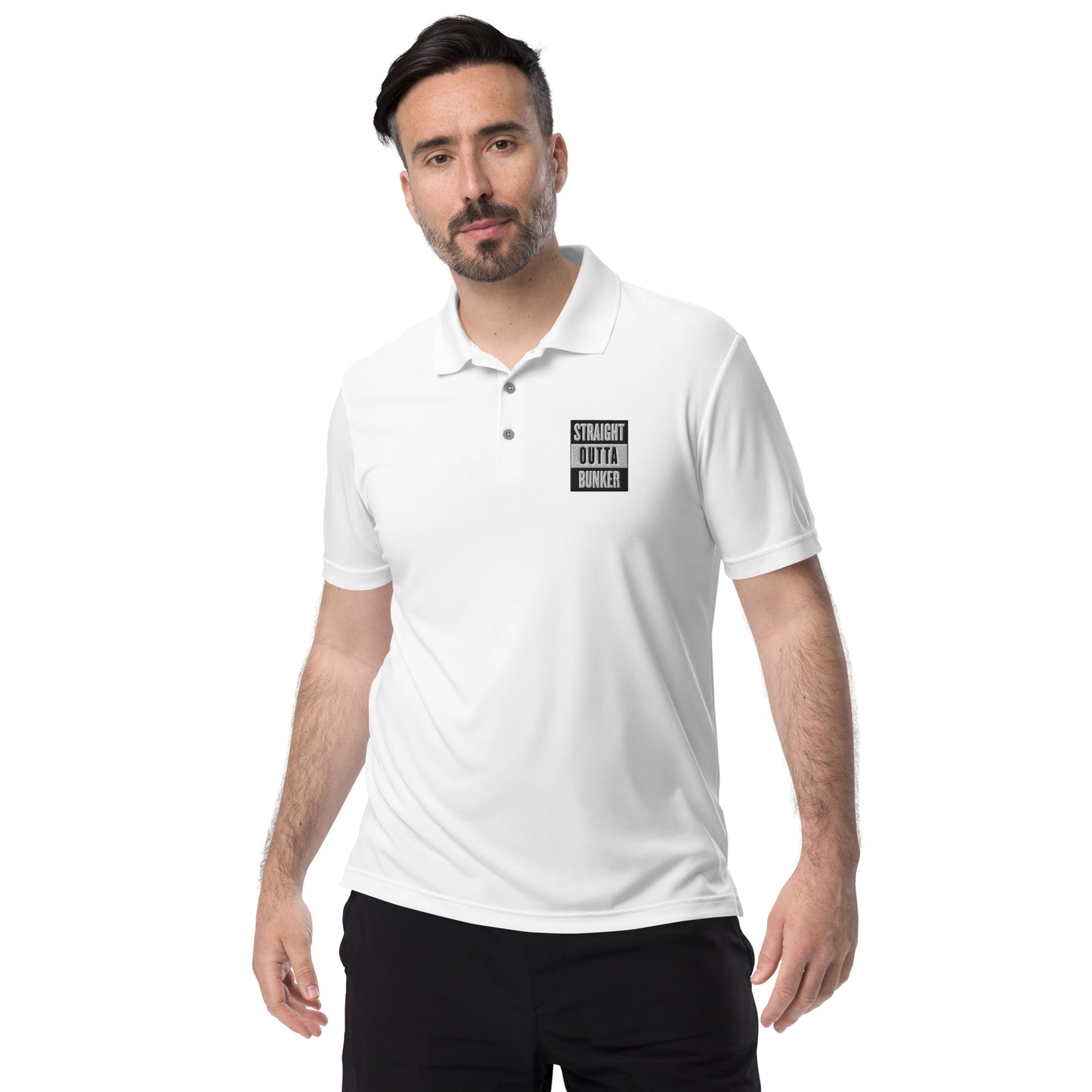 Outta Bunker Adidas Performance Polo Shirt - Game Yarns