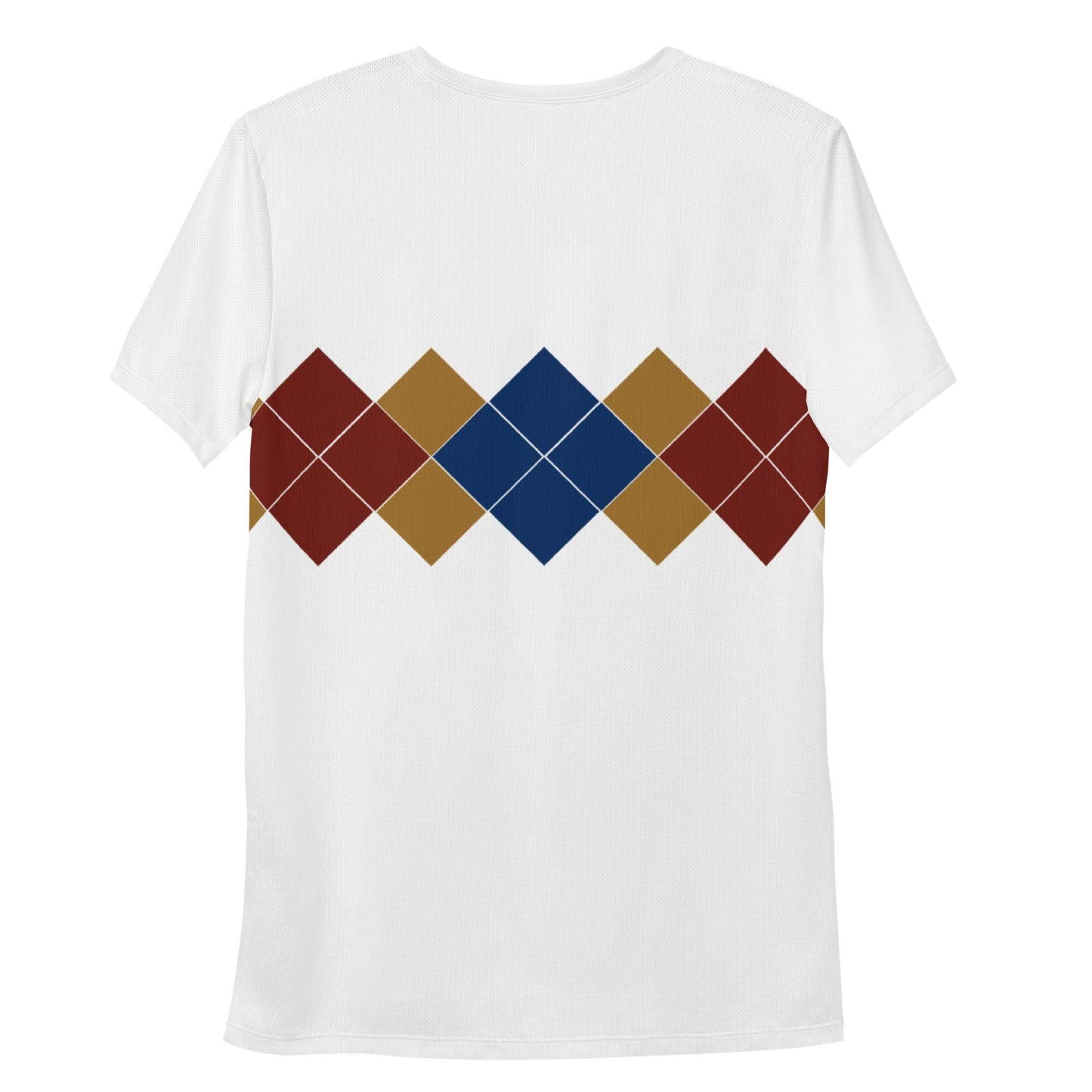 Ivan Lendl Argyle Blue Mustard Athletic T-shirt