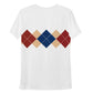 Ivan Lendl Gold Blue Argyle Athletic T-shirt