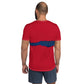 John McEnroe Blue Check Red Athletic T-shirt