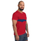 John McEnroe Blue Check Red Athletic T-shirt