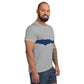 John McEnroe Blue Check Grey Athletic T-shirt