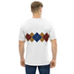 Ivan Lendl All Over Argyle Blue Mustard t-shirt