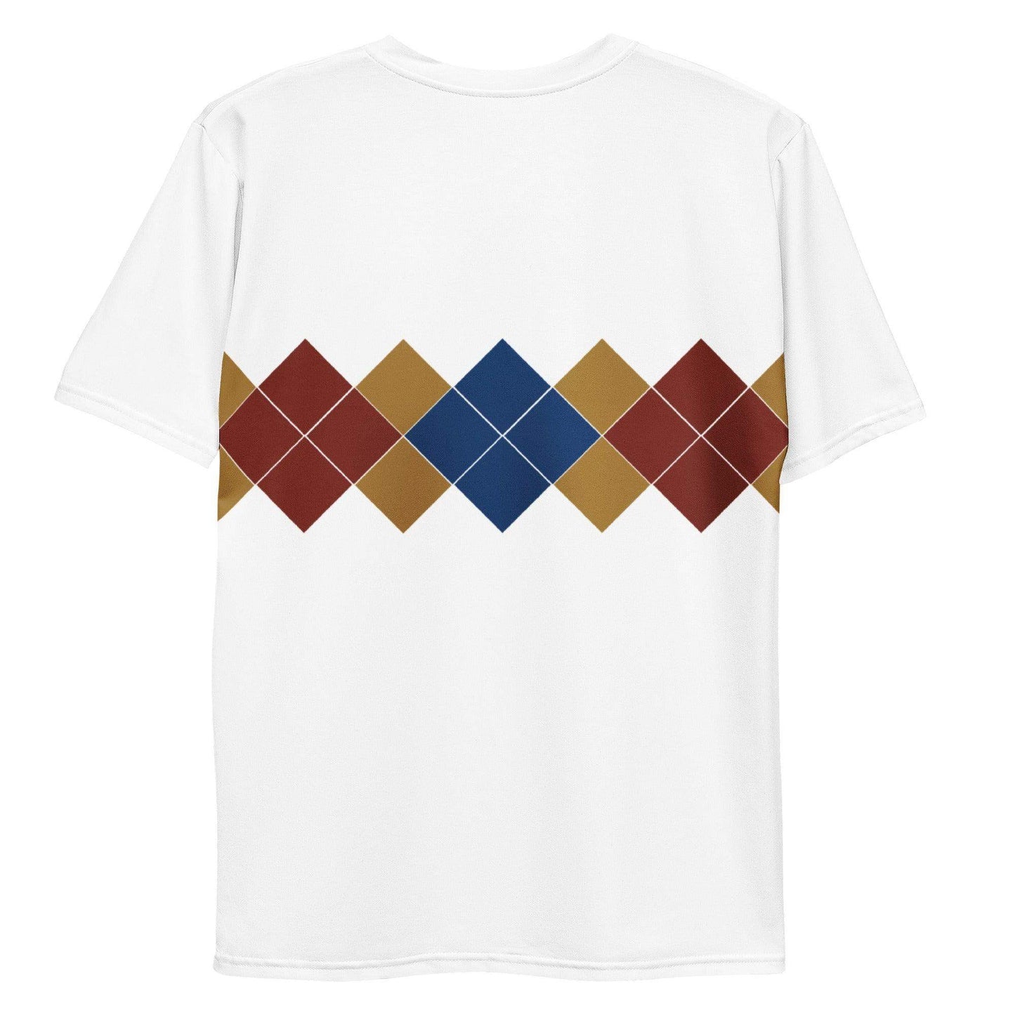 Ivan Lendl All Over Argyle Blue Mustard t-shirt