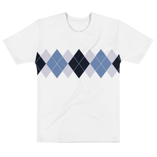 Ivan Lendl Argyle Blue All Over t-shirt