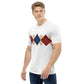 Ivan Lendl Gold Blue Argyle t-shirt