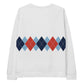 Ivan Lendl All Over Argyle Red Sweatshirt