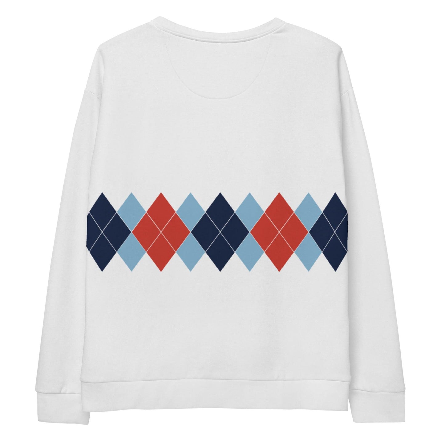 Ivan Lendl All Over Argyle Red Sweatshirt