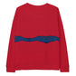 McEnroe Blue Check All Over Red Sweatshirt