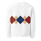 Ivan Lendl Gold Blue Argyle Sweatshirt