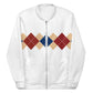 Ivan Lendl Gold Blue Argyle Bomber Jacket