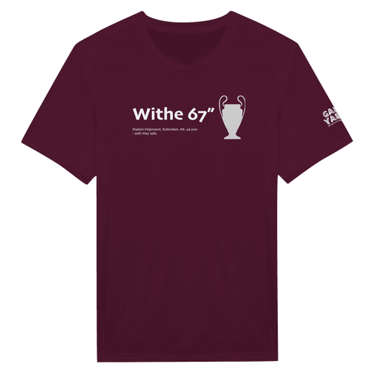 Aston Villa 1982 European Cup Game Yarns T-shirt - Game Yarns